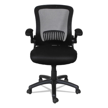 Fine-Line ALE Swivel & Tilt Mid-Back Mesh Chair with Flip Back Arms Black FI2659354